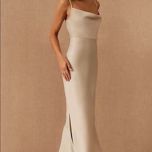 Cali Satin Charmeuse Midi Dress